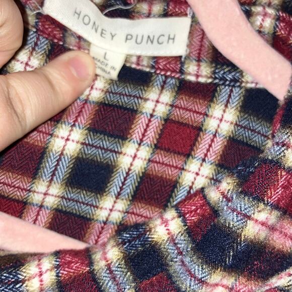 Honey Punch comfy flannel size large mens - Picture 4 of 6